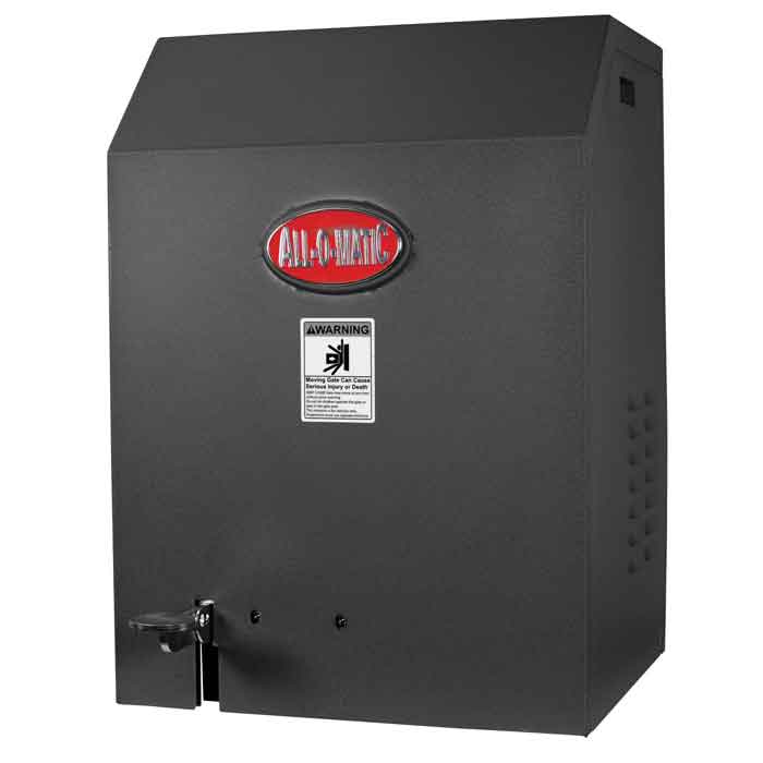 AOM Slide Gate Chain Drive Op, 8000 lbs, 100Ft, 12 ips speed, 24VDC w/battery backup