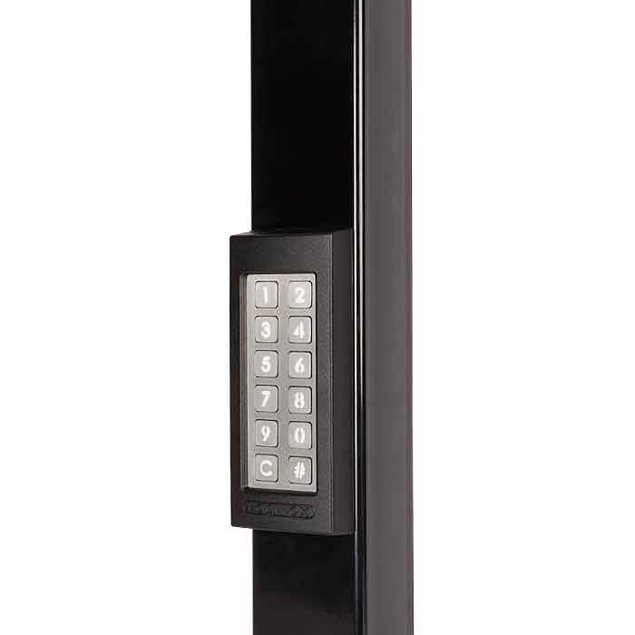DISCONTINUED - SlimStone Electronic Keypad, LED Lighting under Keys, Black