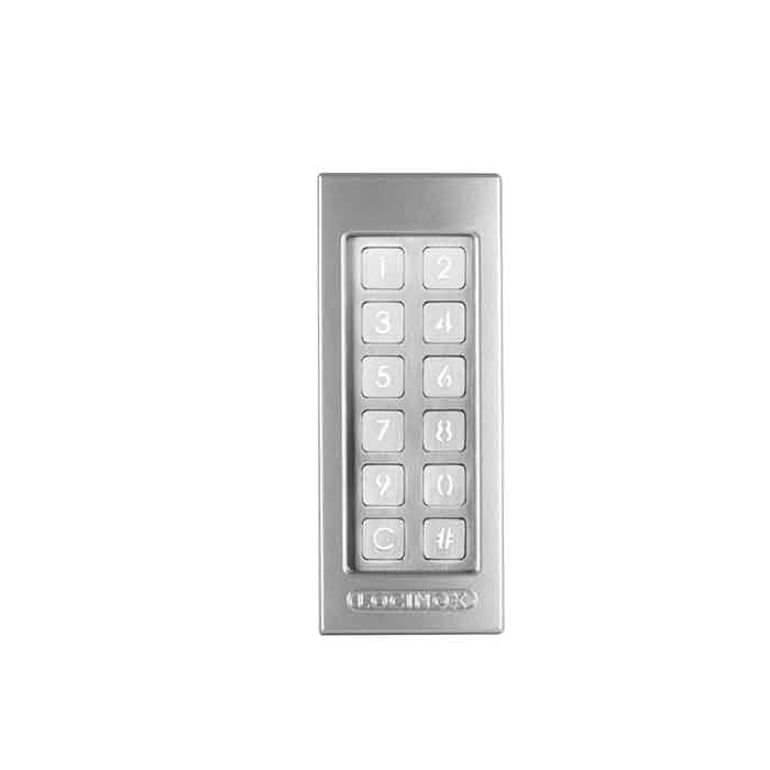 DISCONTINUED - SlimStone Electronic Keypad, LED Lighting under Keys, Silver