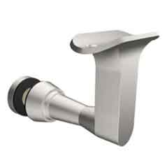Glass Mount Handrail Brackets in 316 Stainless Steel for Round Tubing