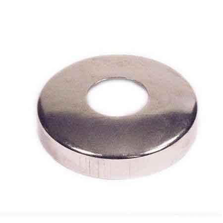 Stainless Steel Snap-On Cover Canopy Flange for 1-1/4" and 1-1/2" Sch. 40 Pipe