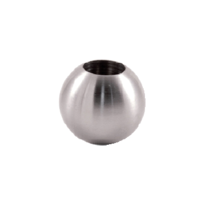 Stainless Steel 1" Sphere with 1/2" diameter Hole