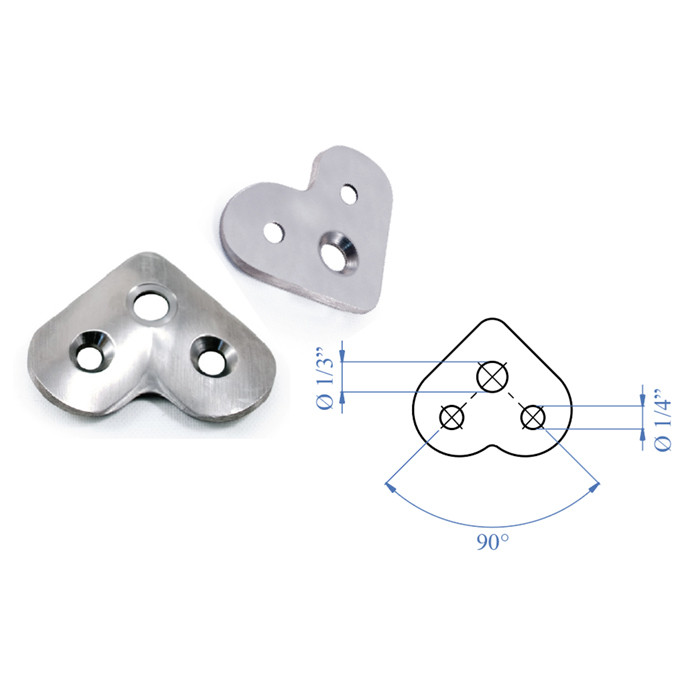 Stainless Steel 90 degree Anchorage