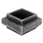 Picket Collar for 1" sq., Steel, 1" Tall