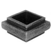 Picket Collar for 1-1/4" sq., Steel, 1" Tall