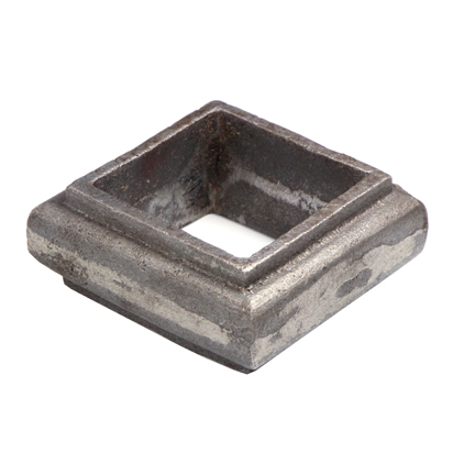 Picket Collar for 1-1/2" sq., Steel, 1" Tall