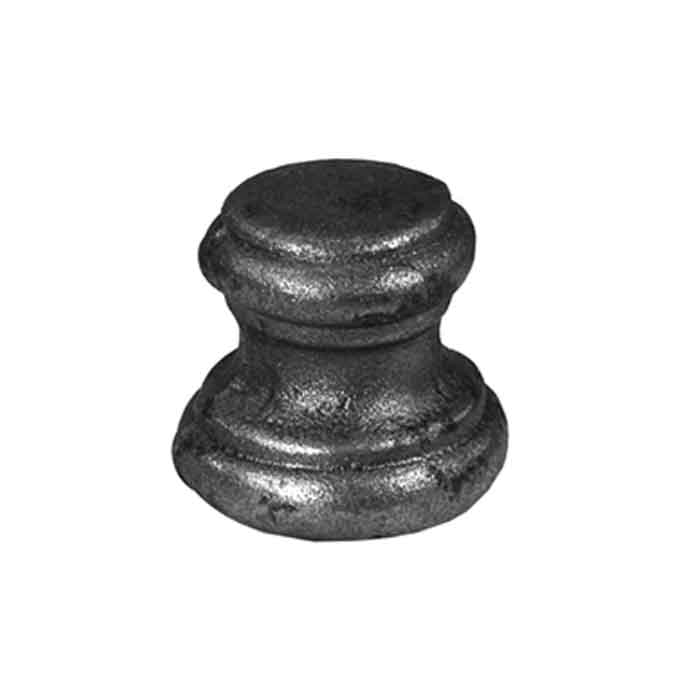Picket Collar for Round Bar, Steel, Undrilled, 1-7/8" Tall x 2" Wide