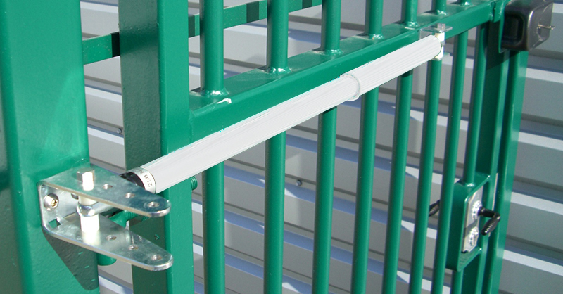 TB Series Hydraulic Heavy Duty Adjustable Gate Closer for gates 150-250 lbs, White