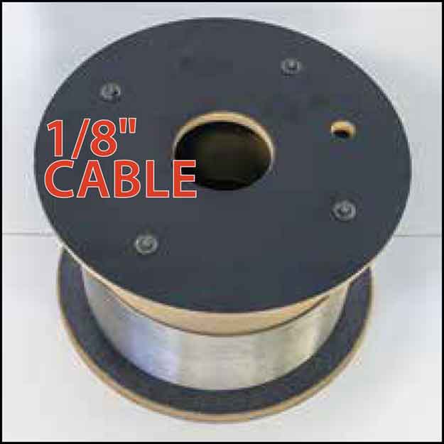 1/8" Cable Infill by the spool